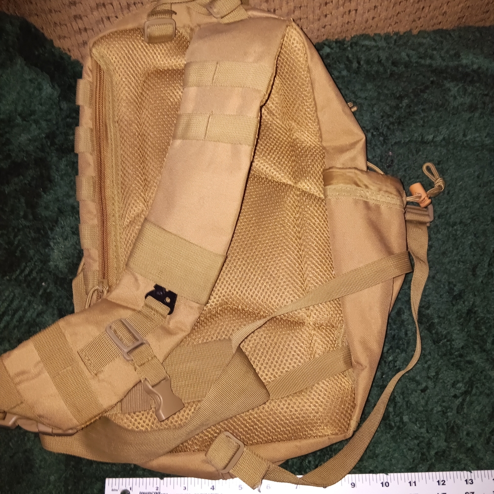 Tan Tactical Backpack - Picture 3 of 6